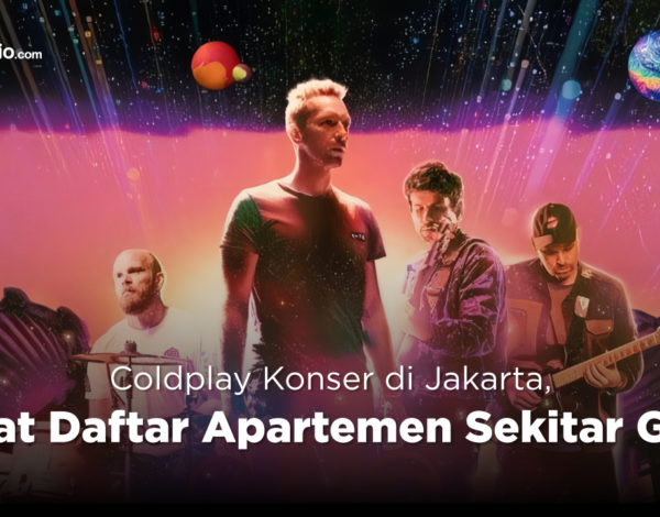 Coldplay Konser di Jakarta, Catat Daftar Apartemen Sekitar GBK