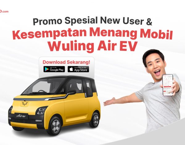 Promo New User dan Kesempatan Menang Mobil Wuling Air EV